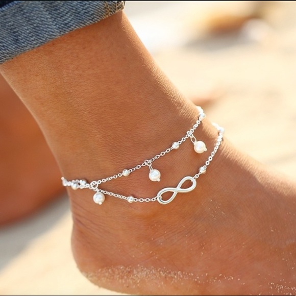 Jewelry - (ONLY ONE AVAILABLE LEFT)925 Silver Ankle Bracelet